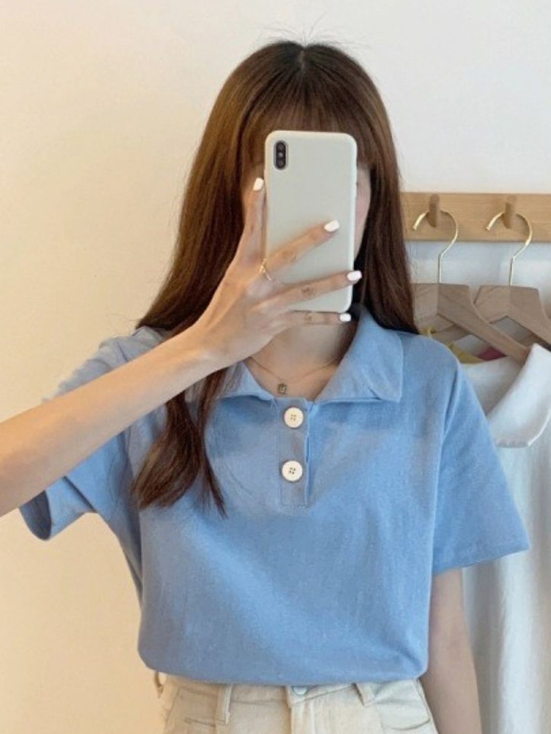 

StyleCast Top, Blue