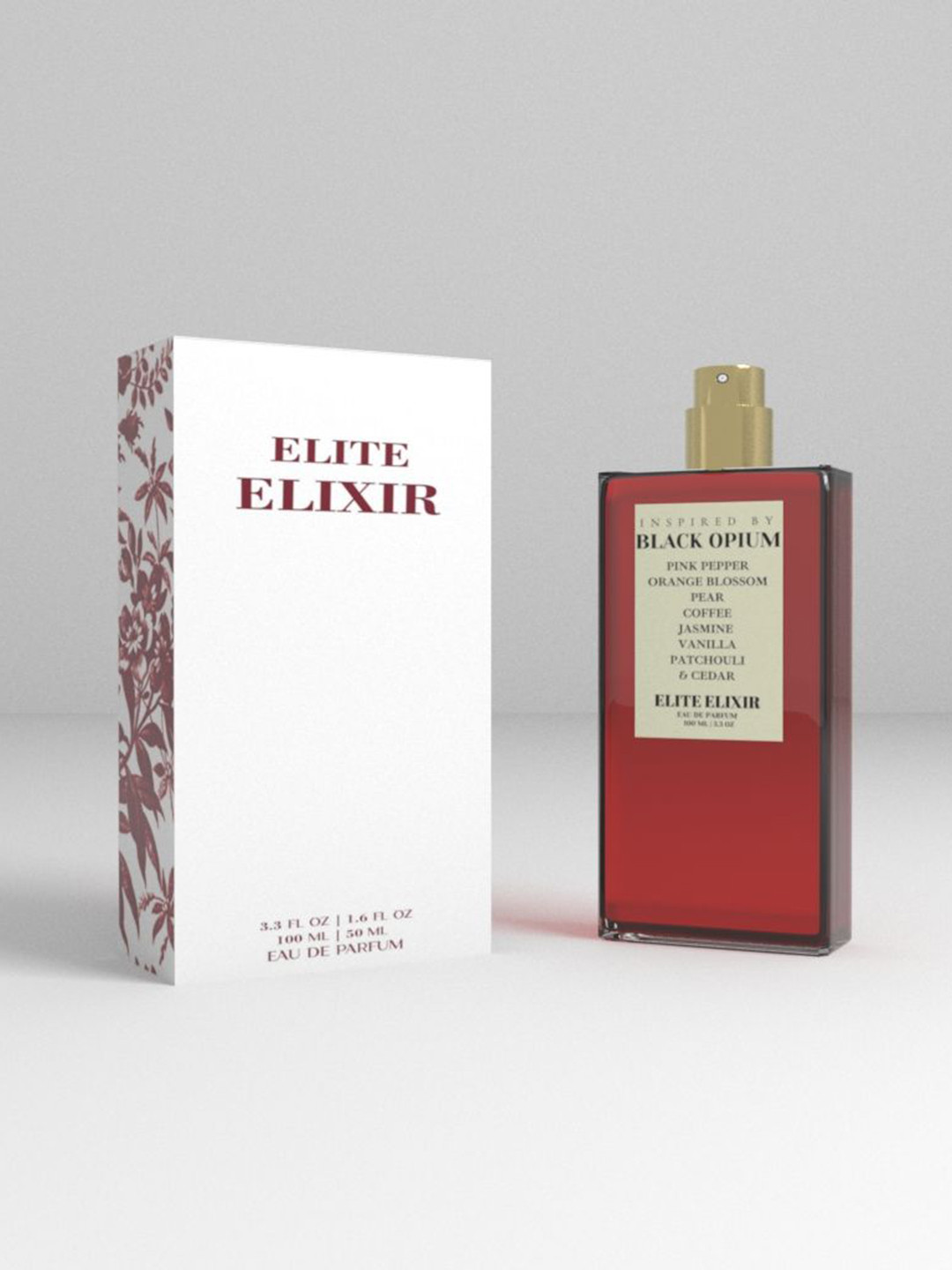 

ELITE ELIXIR Black Opium Long Lasting Eau De Parfum- 100 ml, Bronze