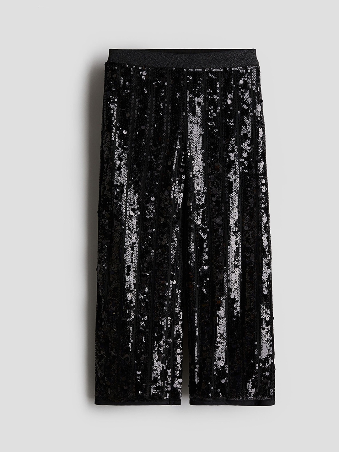 

H&M Girls Sequined Trousers, Black