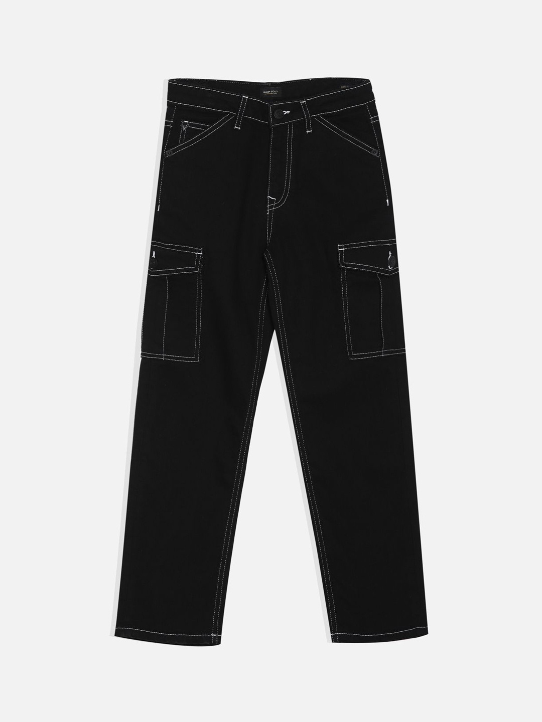

Allen Solly Junior Boys Relaxed Fit Mid-Rise Jeans, Black