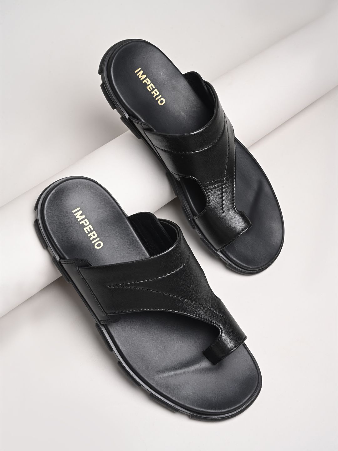 

Regal Men Leather Comfort Sandals, Black