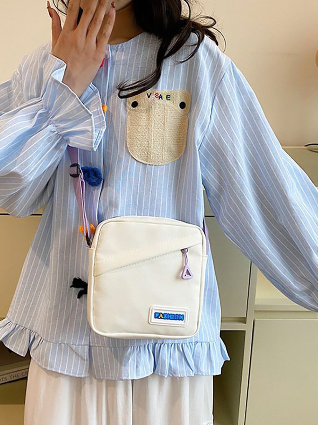 

StyleCast x Revolte Structured Satchel, Purple