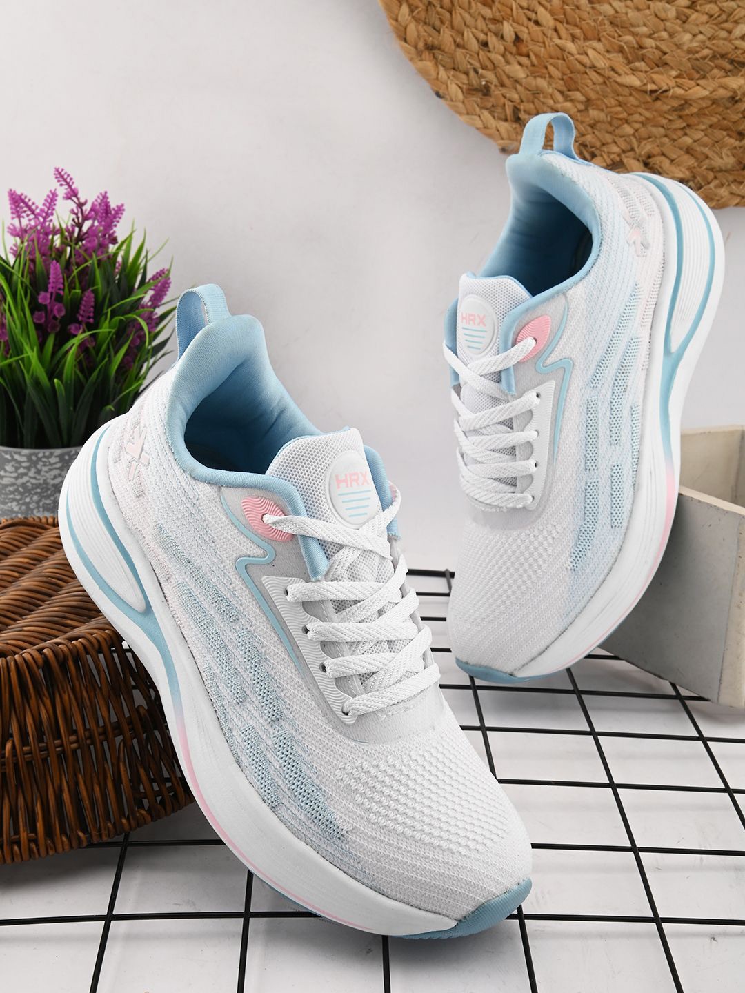 

HRX by Hrithik Roshan Women Mesh Running Non-Marking Shoes, White