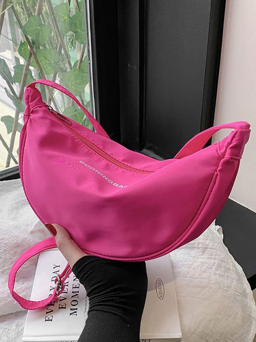 

StyleCast x Revolte Hobo Bag, Rose