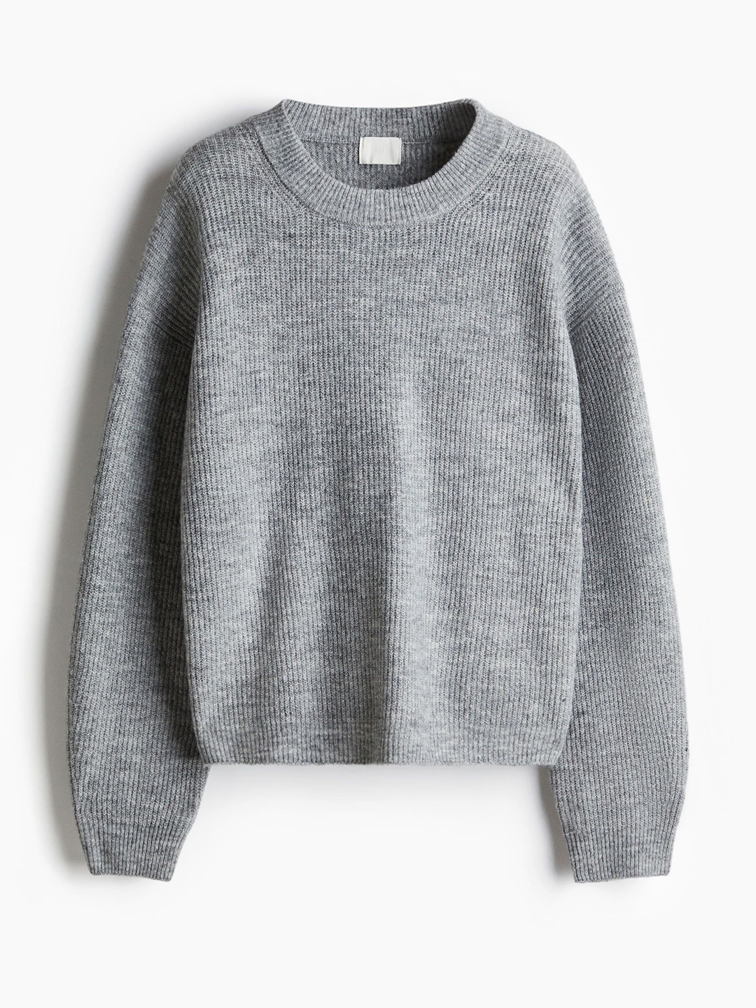 

H&M Women Knitted Jumper Sweater, Grey