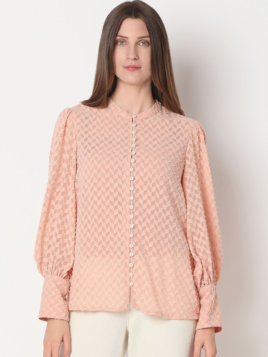 

Vero Moda Women Opaque Casual Shirt, Pink