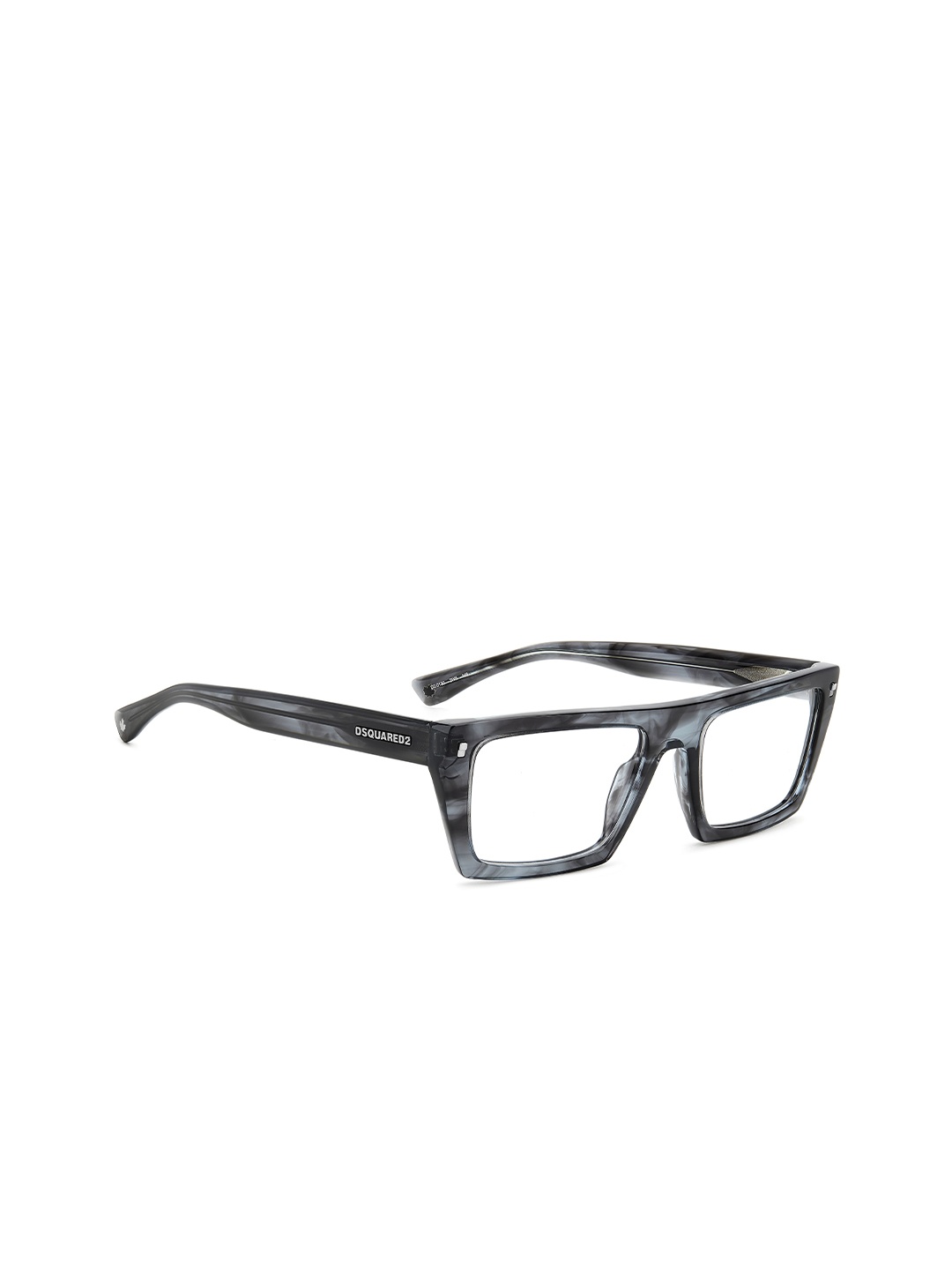 

Dsquared2 Men Abstract Printed Full Rim Rectangle Frames, Grey