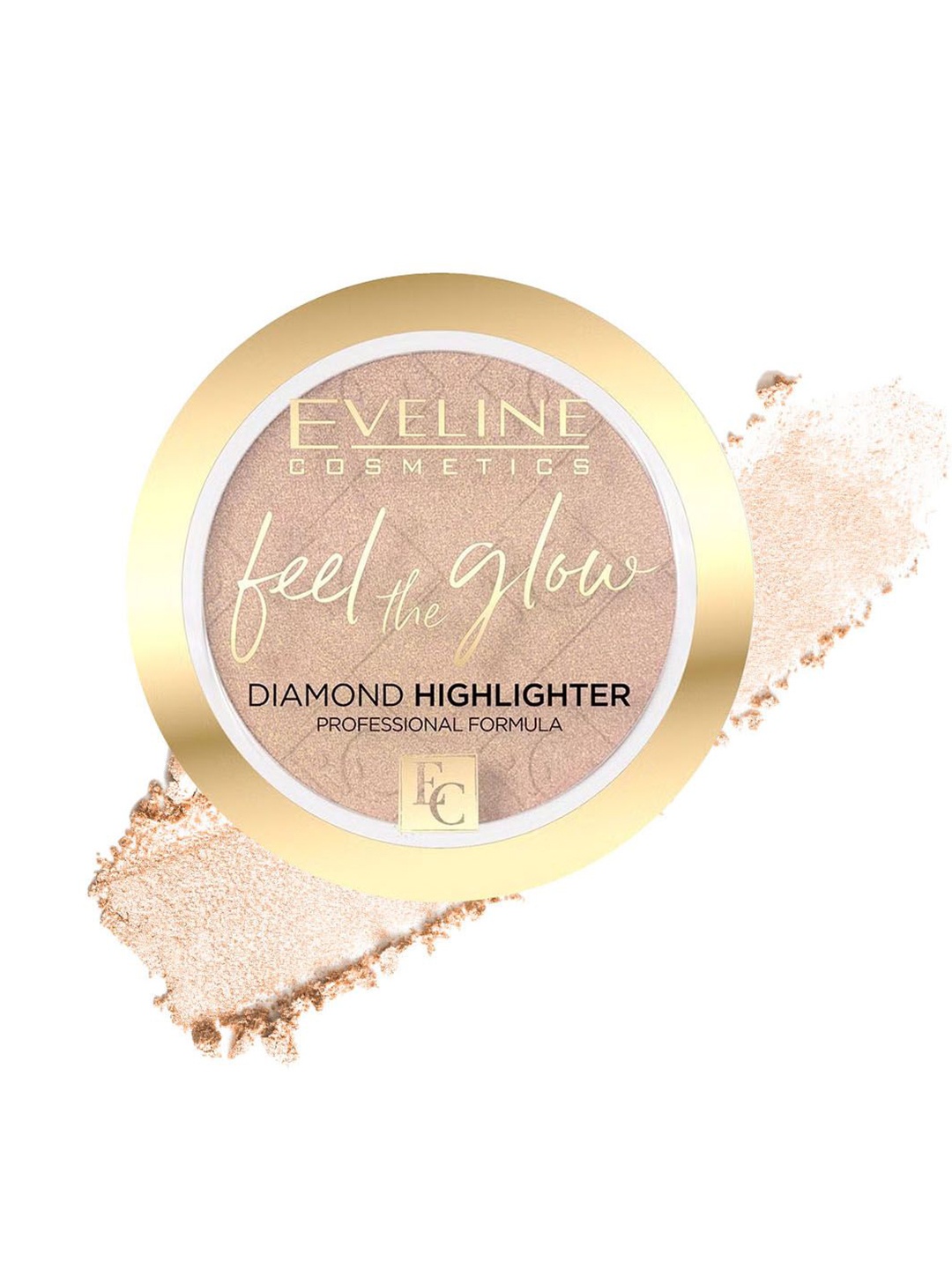 

Eveline Cosmetics Feel The Glow Diamond Highlighter - 4.2 g - Beach Glow - 02, Bronze