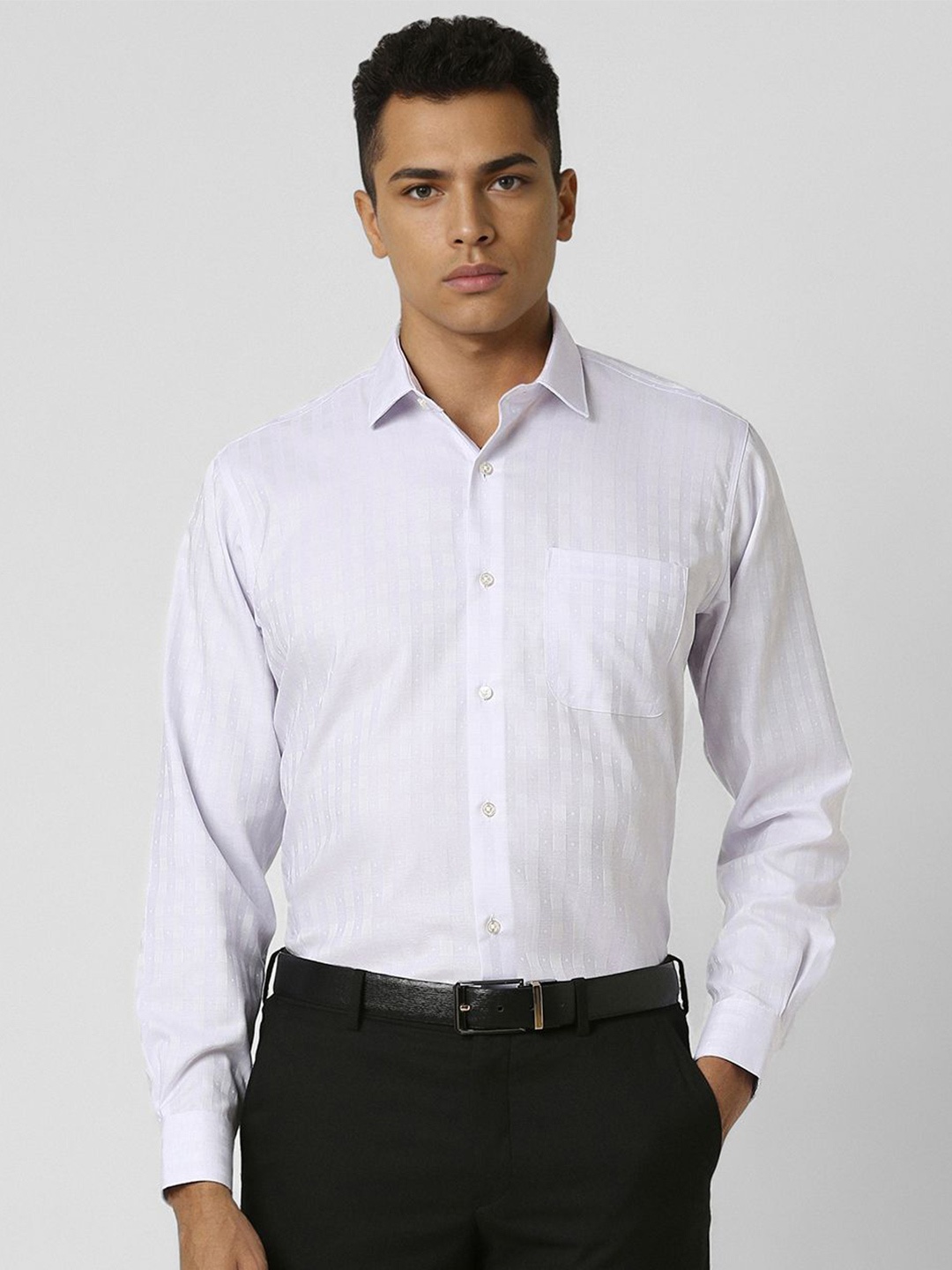 

Van Heusen Men Opaque Formal Shirt, White