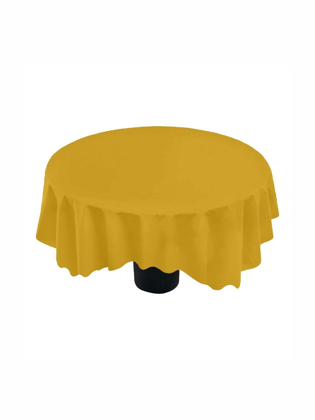 

Lushomes Yellow Round 4-Seater Table Cover