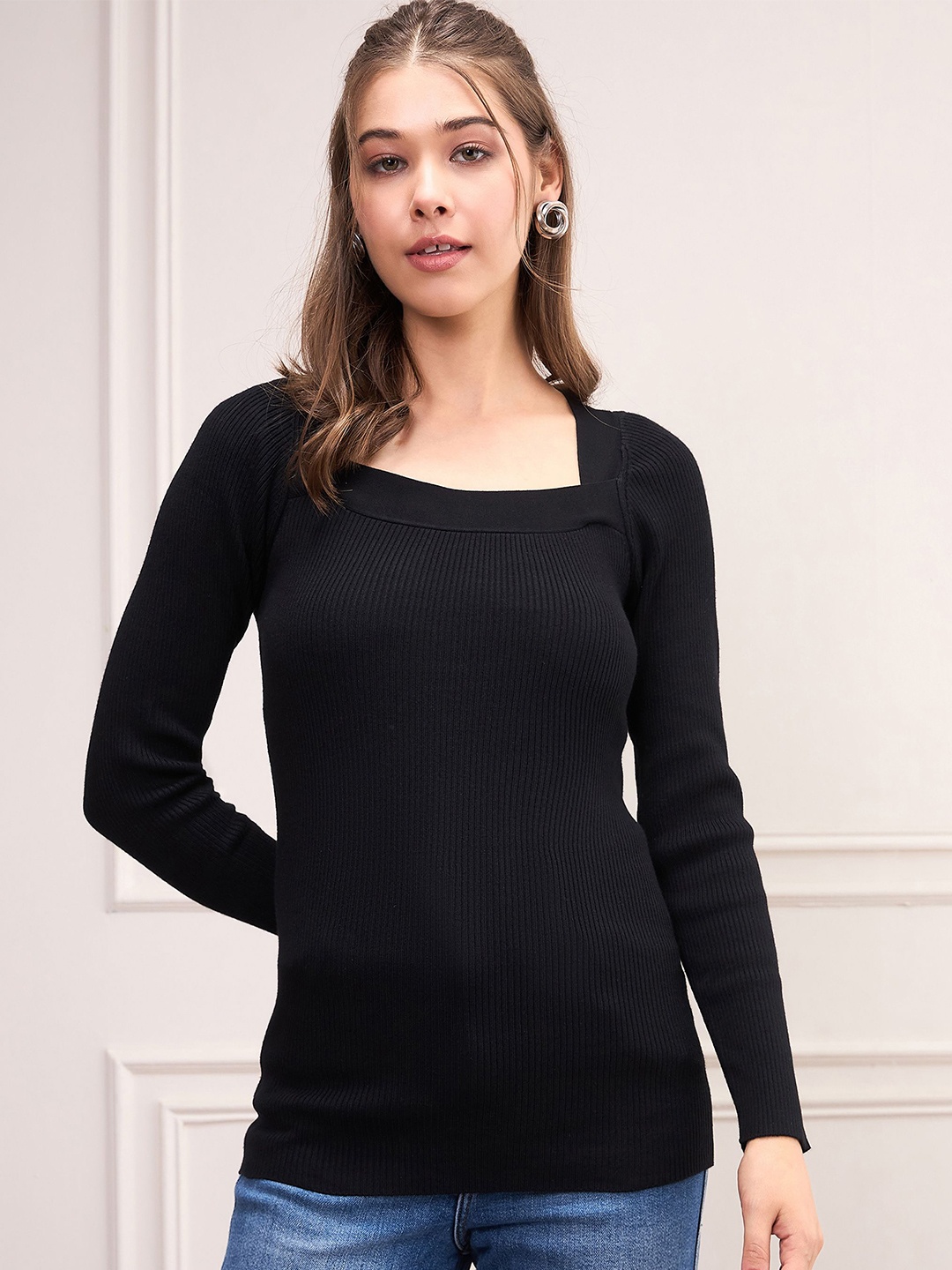 

SASSAFRAS Women Pullover, Black
