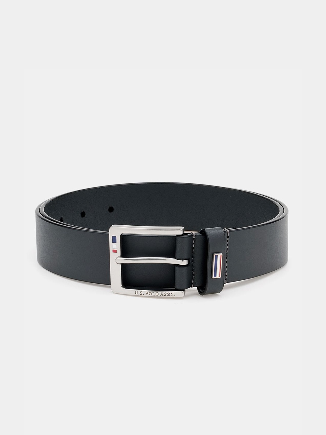 

U.S. Polo Assn. Men Leather Belt, Grey