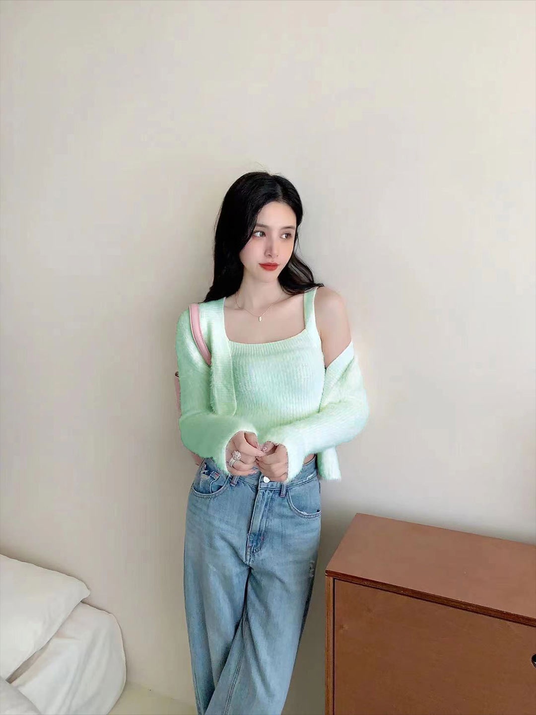 

StyleCast Woollen Top, Green