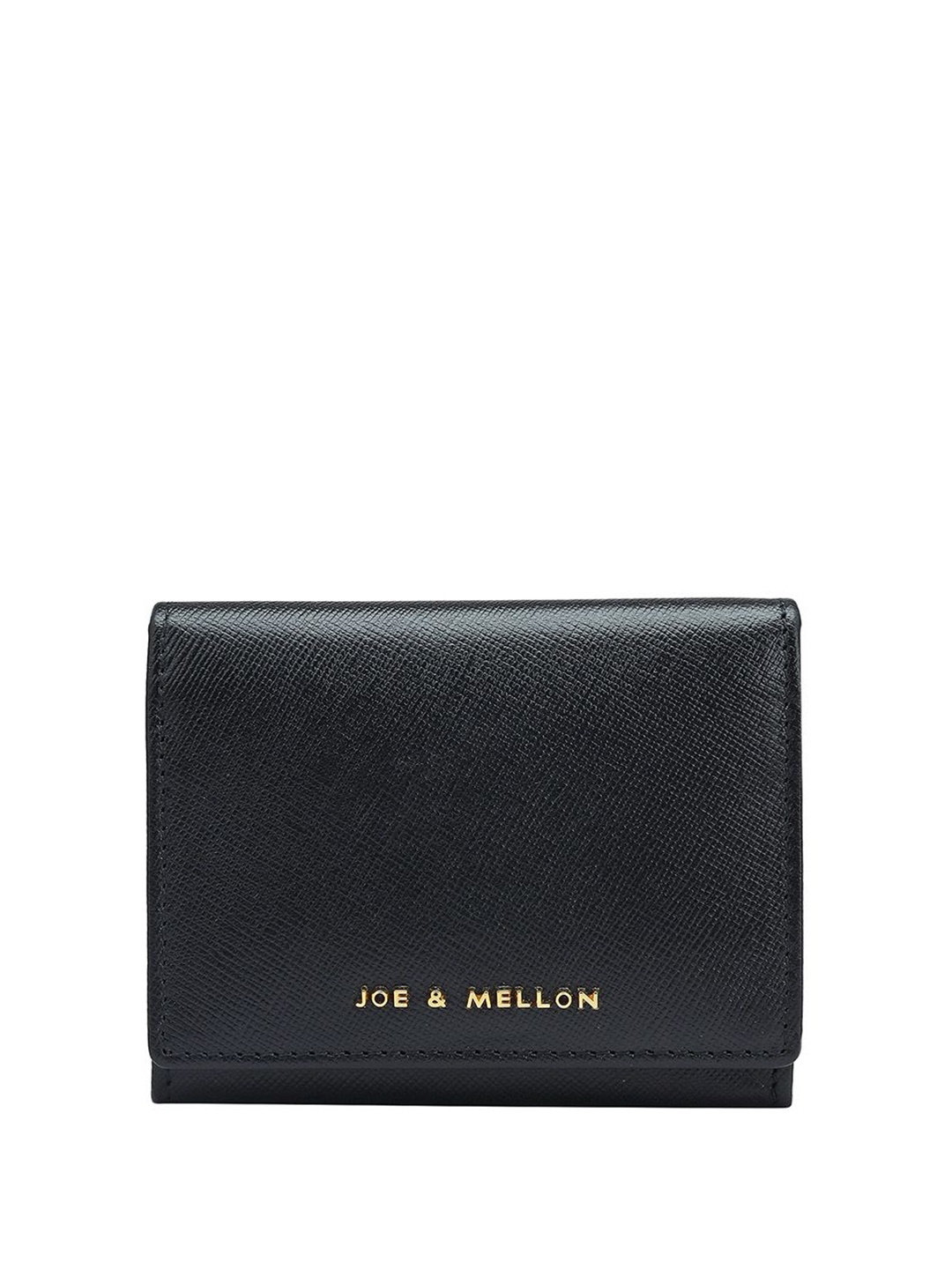 

Joe & Mellon Unisex Textured Leather Card Holder, Black
