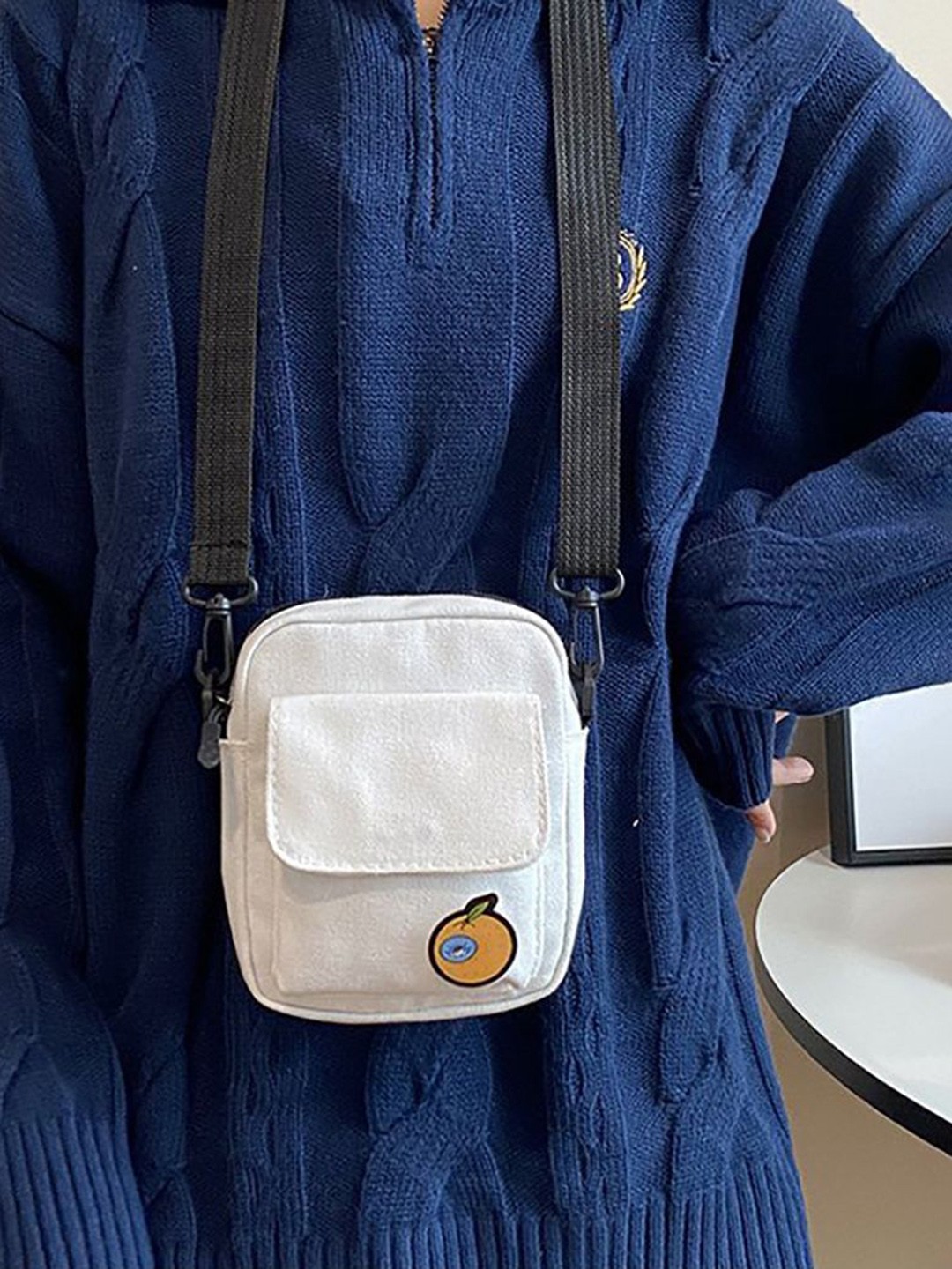 

StyleCast x Revolte Sling Bag, White