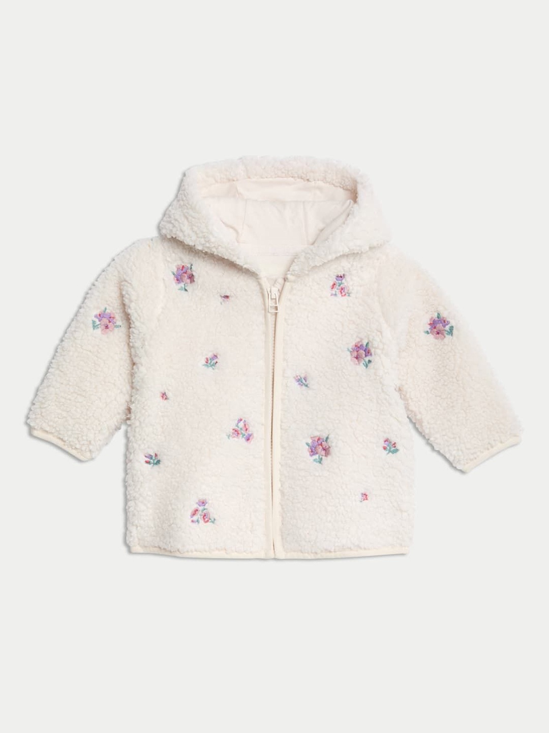 

Marks & Spencer Girls without Crop Padded Jacket with Embroidered, Multi