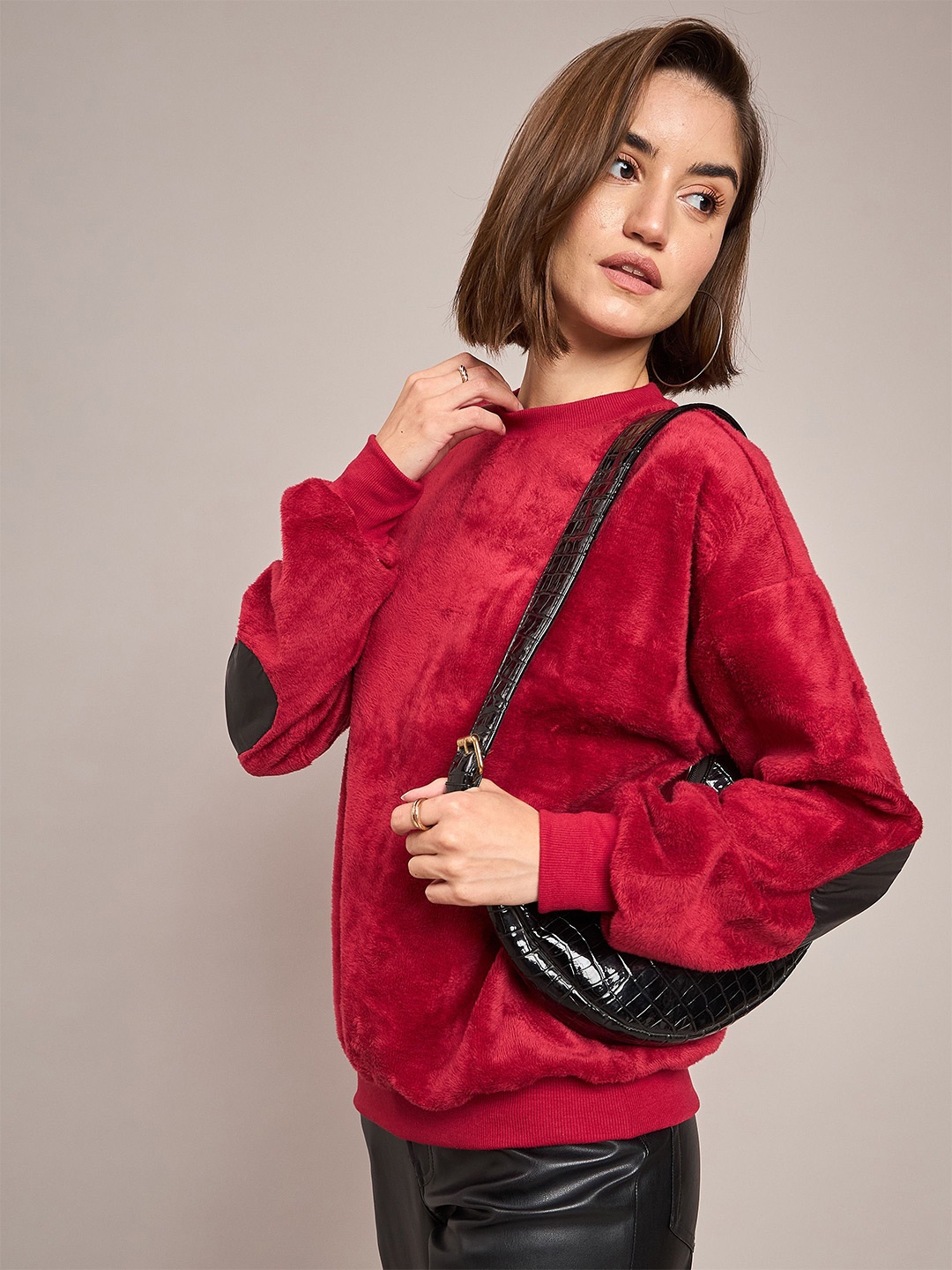 

SASSAFRAS Women Sweatshirt, Maroon