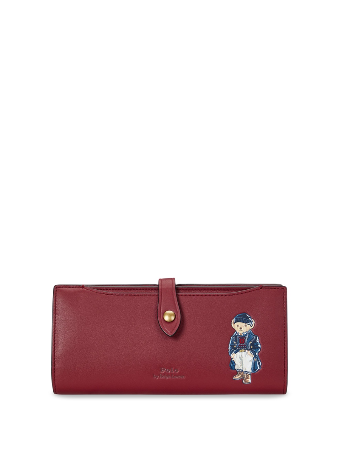 

Polo Ralph Lauren Printed Leather Two Fold Wallet, Red