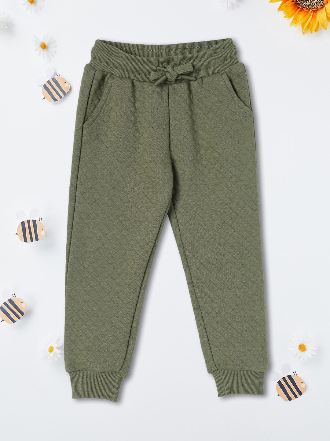 

max Girls Mid-Rise Joggers, Green