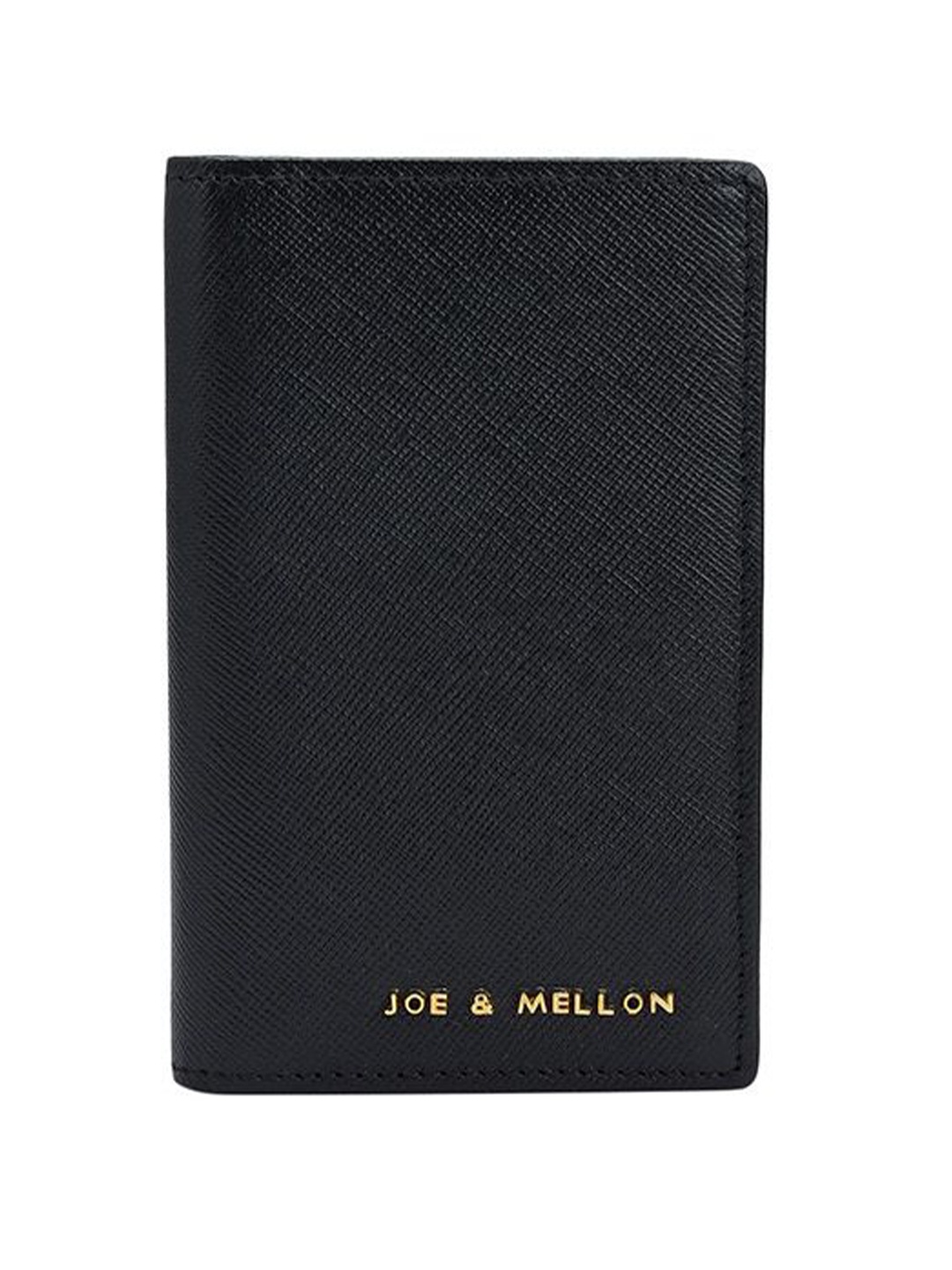 

Joe & Mellon Unisex Textured Leather Card Holder with SIM Card Holder, Black