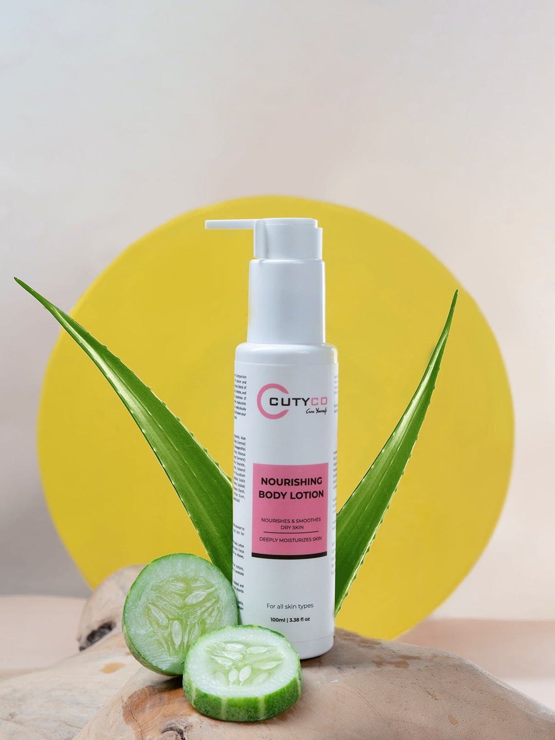 

CUTYCO Nourishing Body Lotion With Cucumber Extract- 100 ml, White