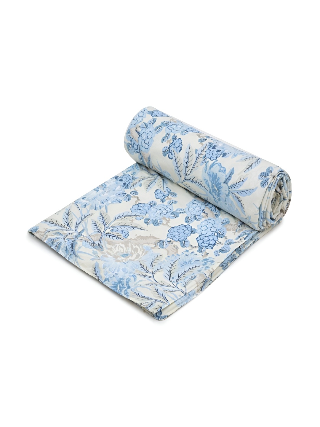 

RRC Turquoise Blue & White Microfiber Double Bed Duvet Cover