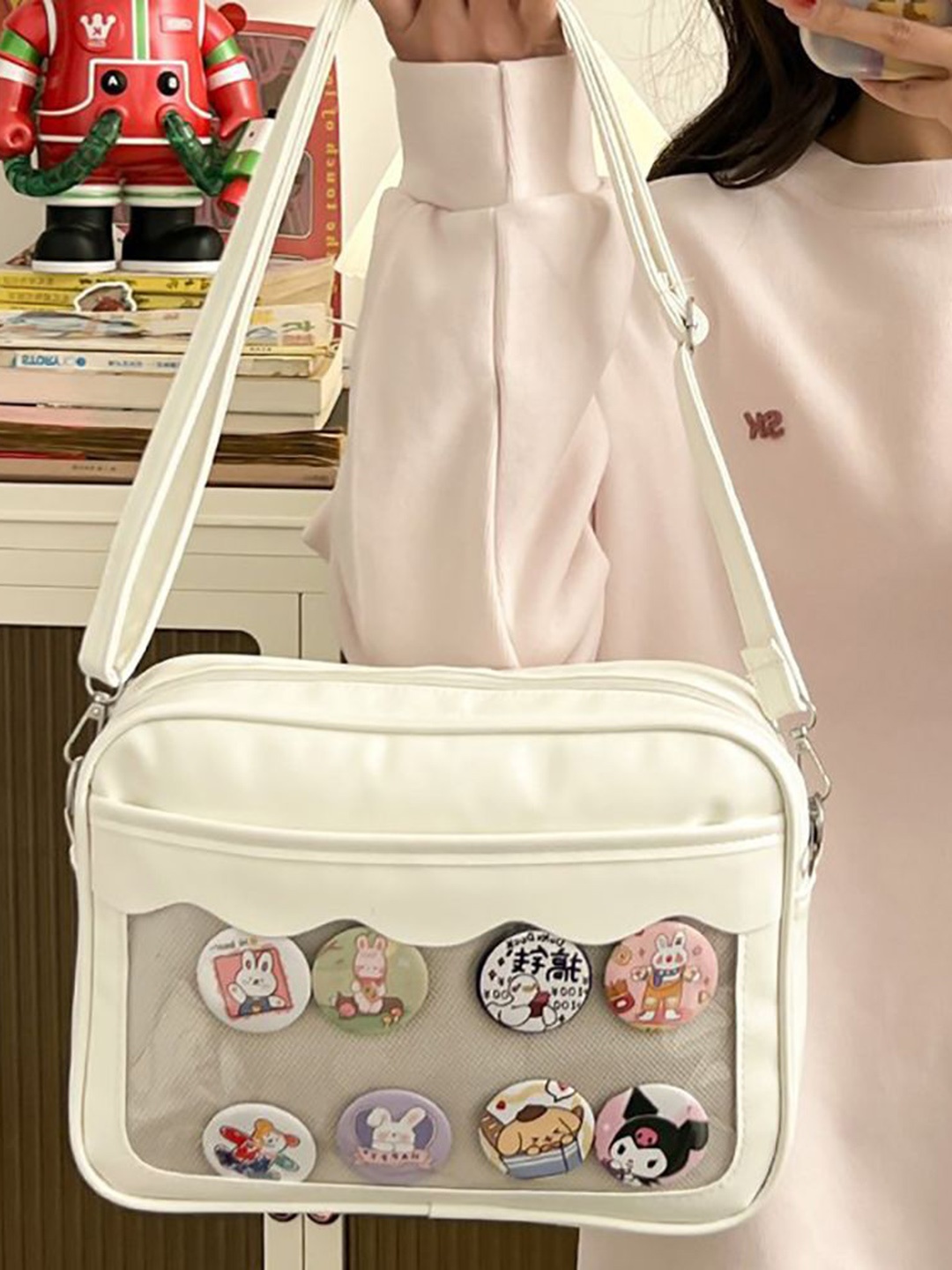 

StyleCast x Revolte PU Structured Handheld Bag, White