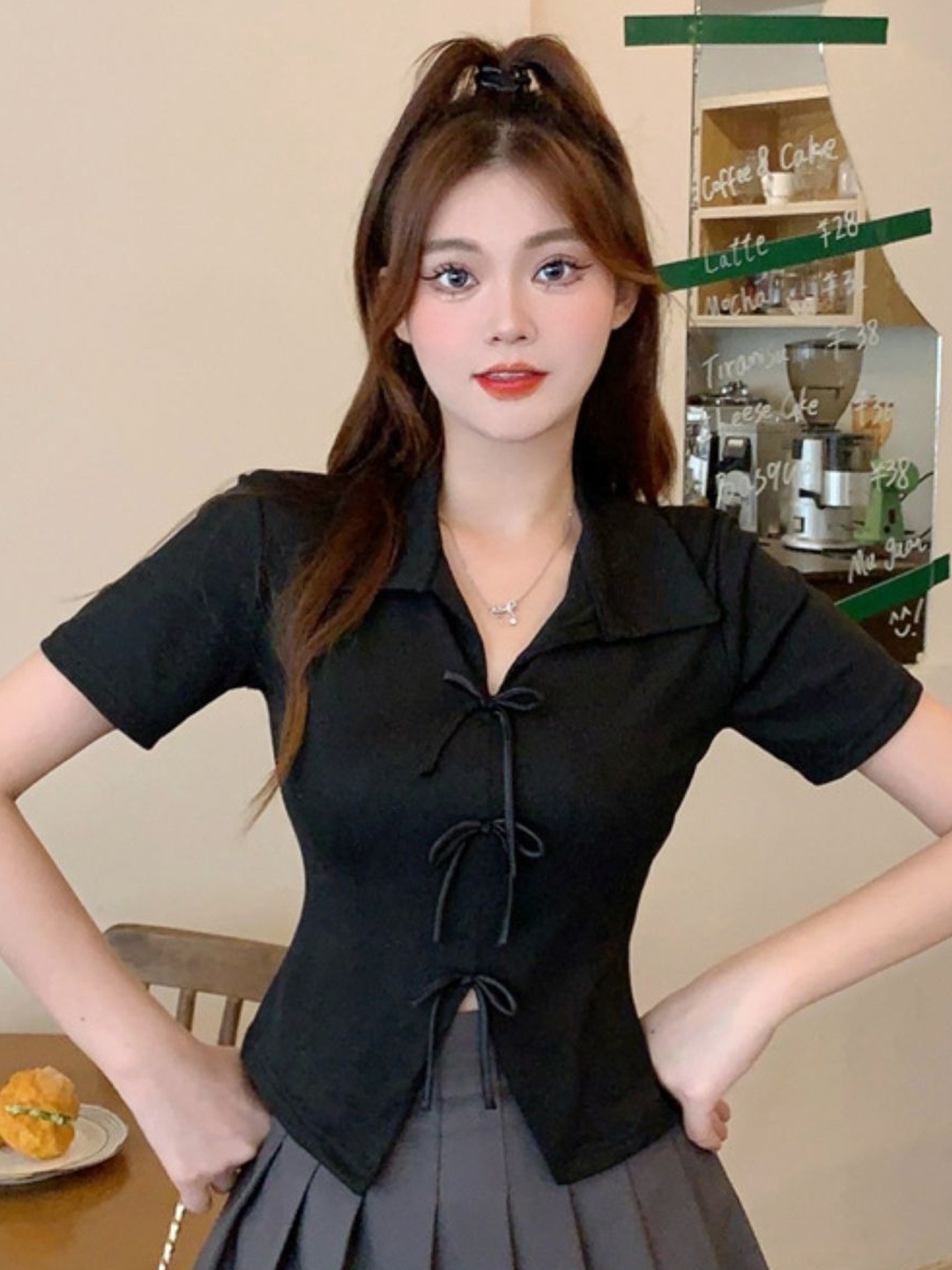 

StyleCast Crop Top, Black