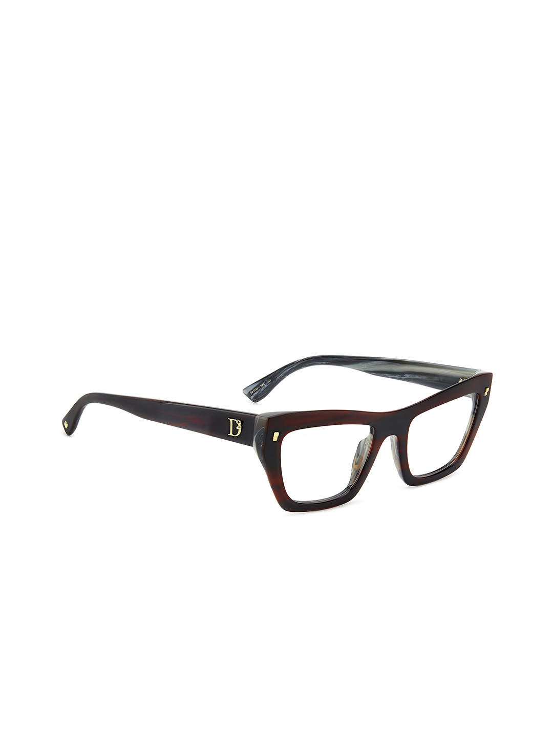 

Dsquared2 Women Full Rim Rectangle Frames, Burgundy