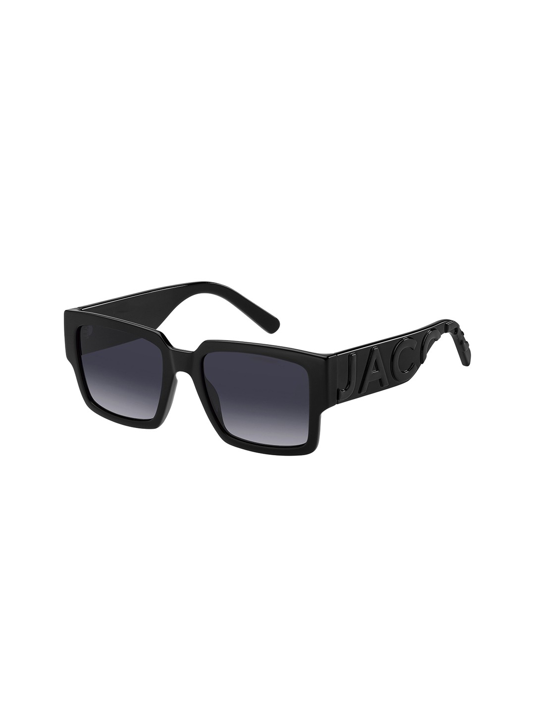

MARC JACOBS Unisex Rectangle UV Protected Lens Sunglasses 20696208A549O, Black