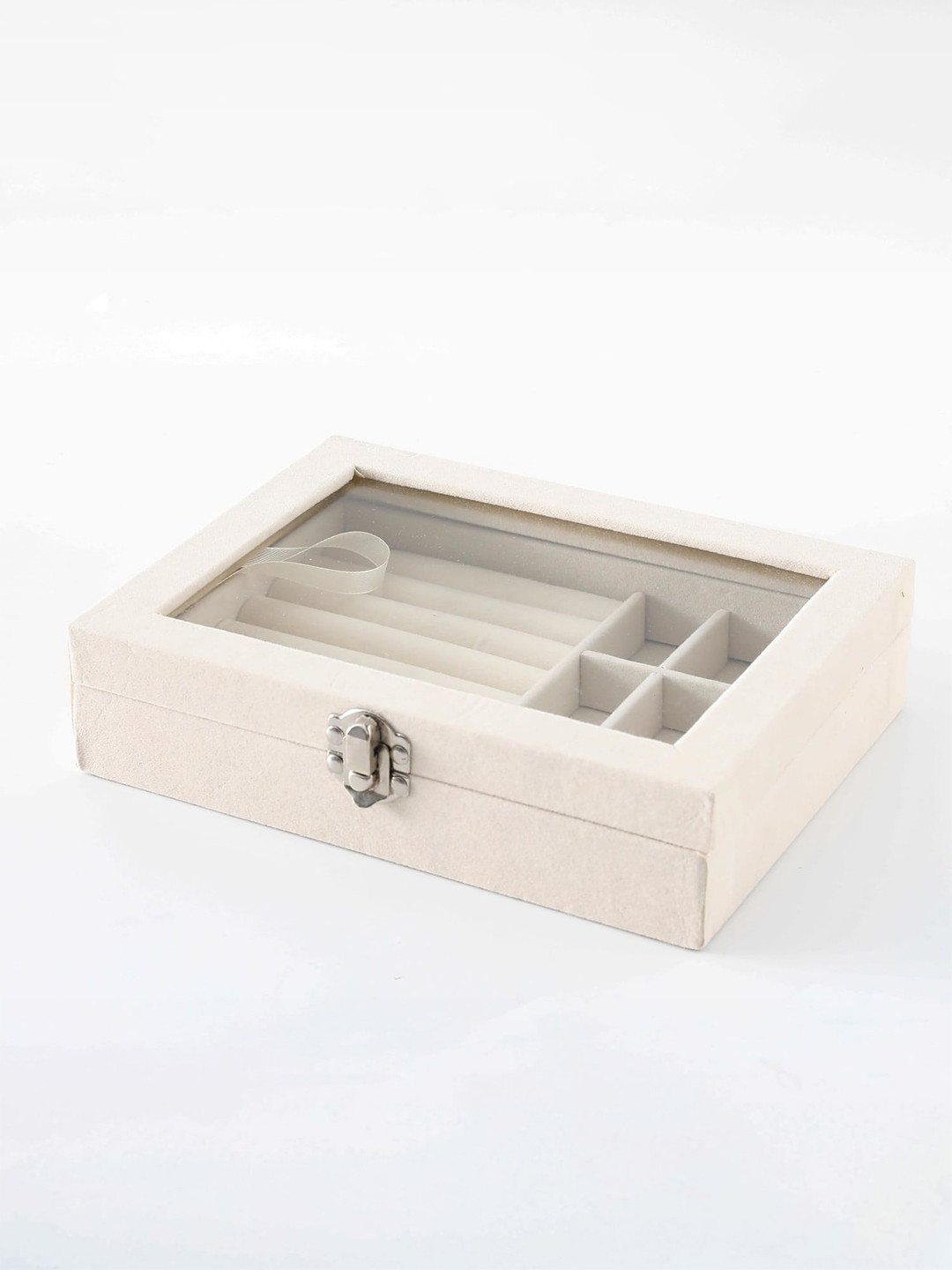 

Kuber Industries White Set of 1 Regular Jewellery Organiser Organisers