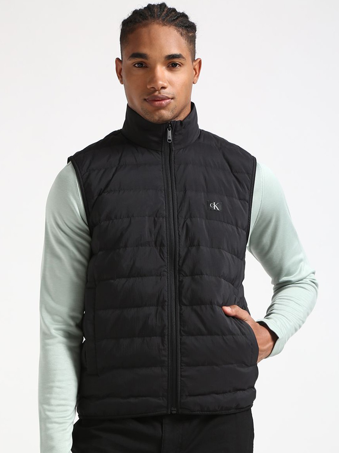 

Calvin Klein Jeans Men Padded Jacket, Black