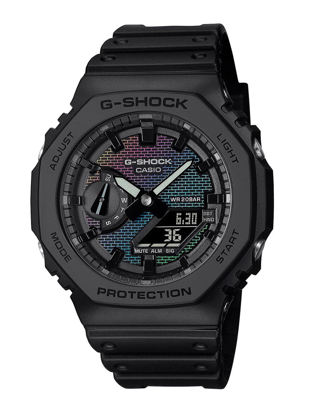 

CASIO Men G-Shock Dial & Cuff Straps Analogue and Digital Chronograph Watch G1596, Multi