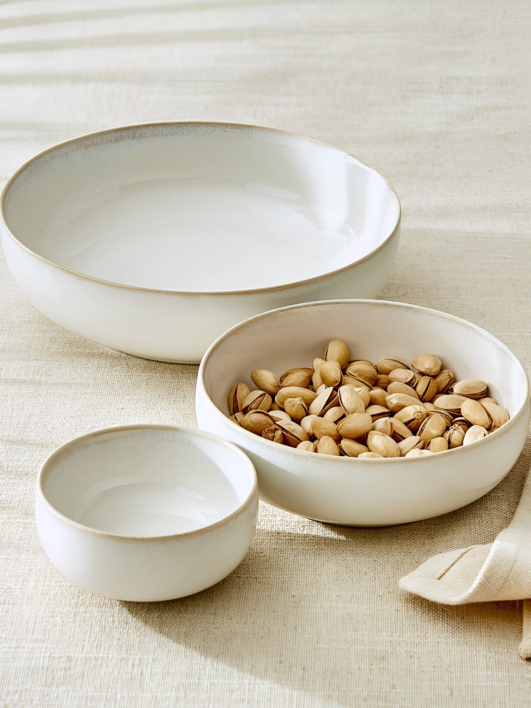 

Home Centre Off White 2020 1 Pieces Stoneware Dishwasher and Microwave Safe Serving Bowl