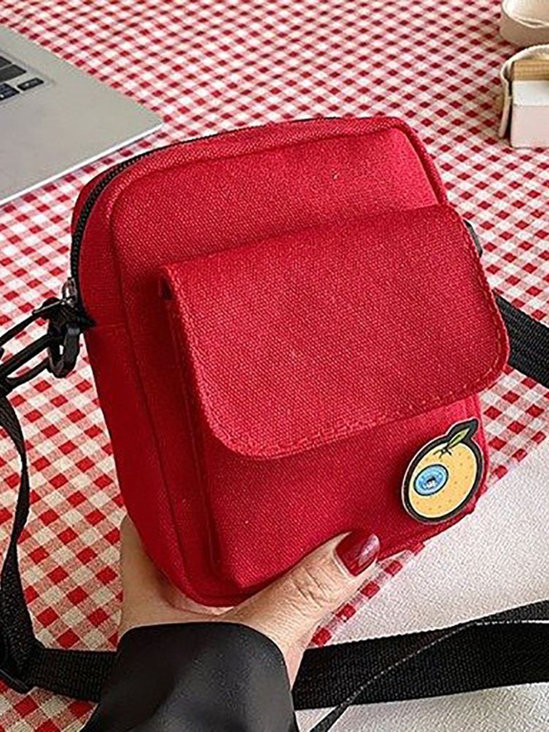 

StyleCast x Revolte Sling Bag, Red