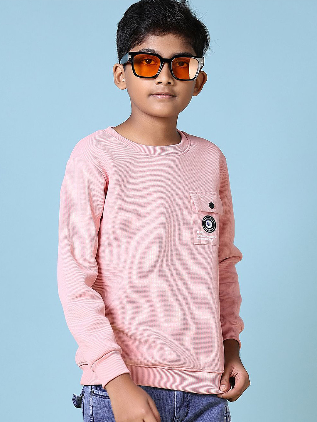 

V-Mart Boys Pullover Sweatshirt, Pink