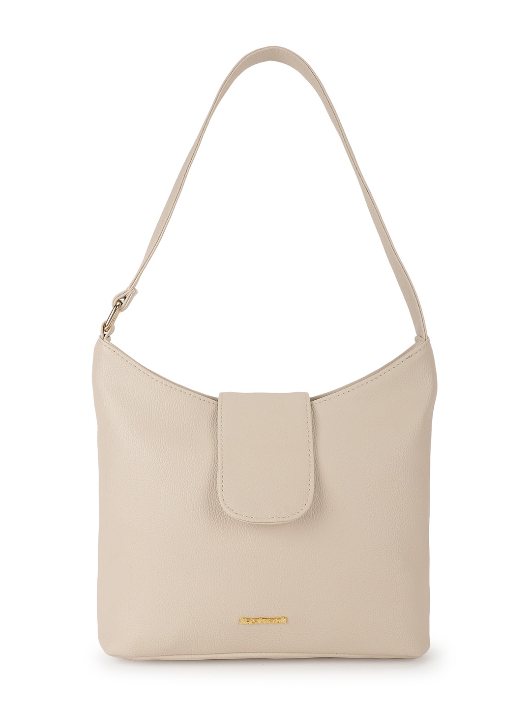 

Fastrack Structured Shoulder Bag with Applique, Beige