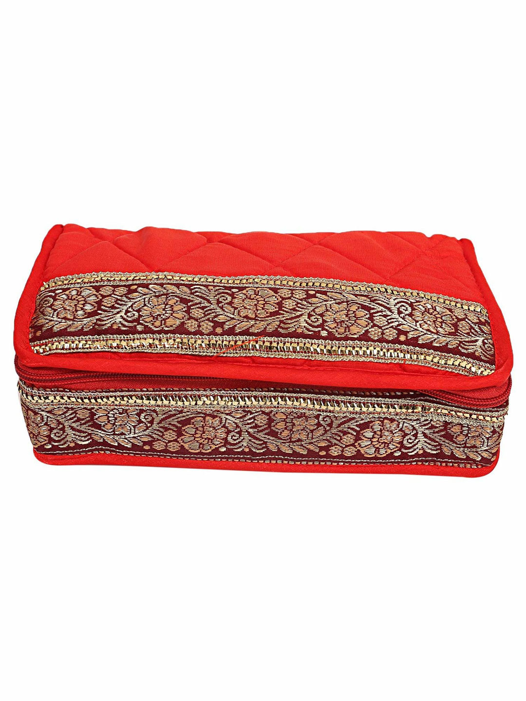

Kuber Industries Red Set of 1 Regular Jewellery Organiser Organisers