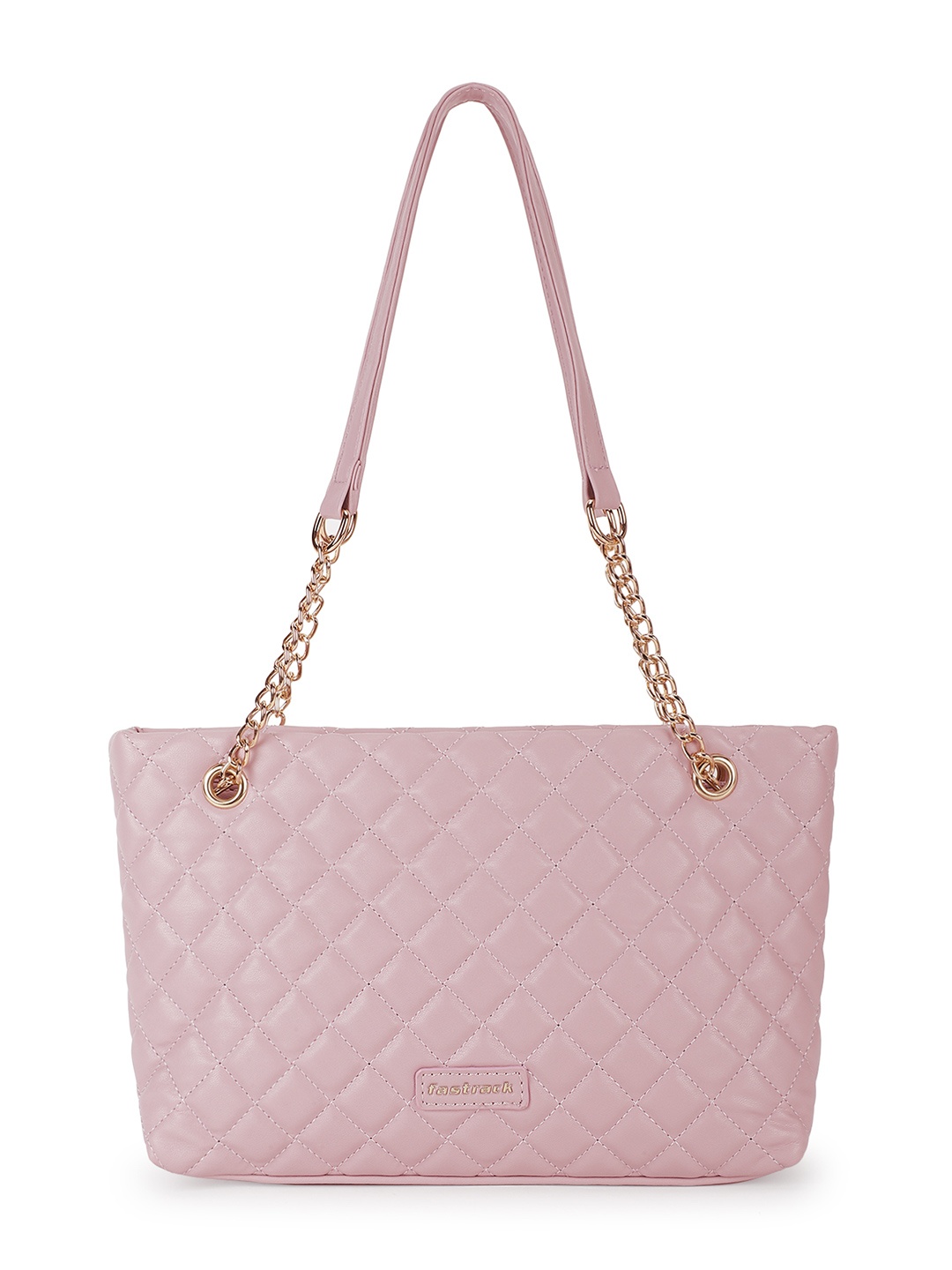 

Fastrack Textured PU Structured Shoulder Bag with Quilted, Lavender