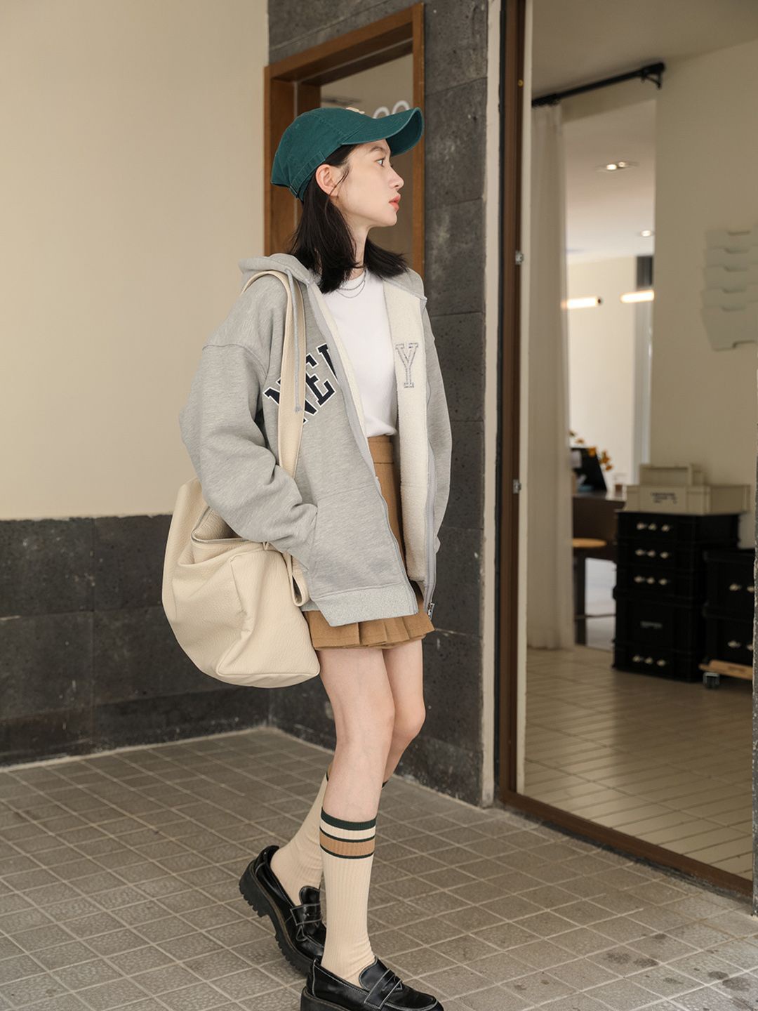 

JC Mode Women Hooded Sweatshirt, Grey