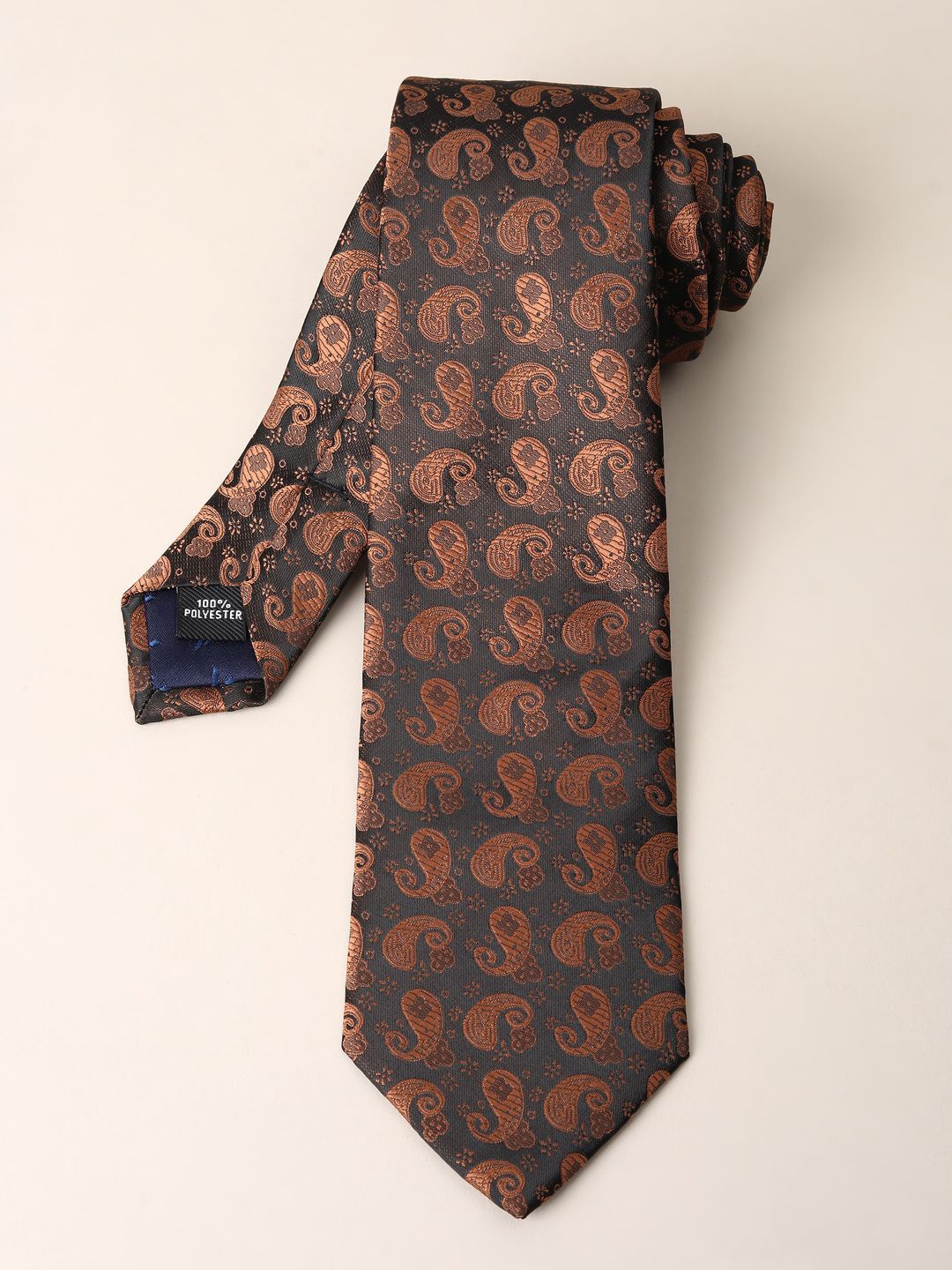 

Van Heusen Men Woven Design Broad Tie, Black