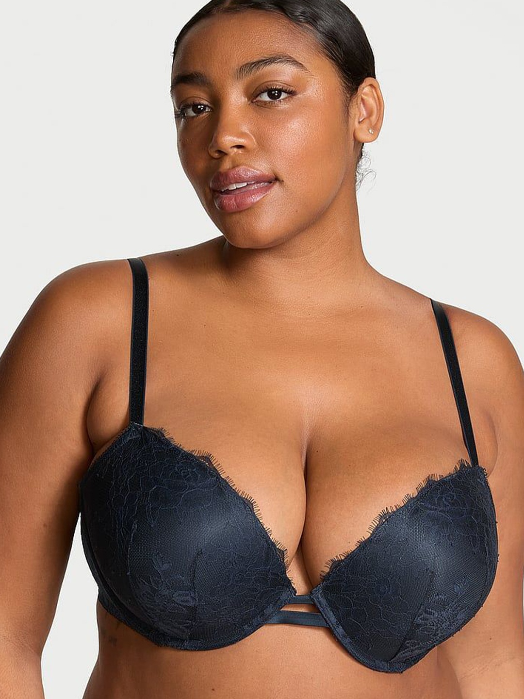 

Victoria's Secret Women Push-Up Medium Coverage Underwired Heavily Padded Bra, Blue
