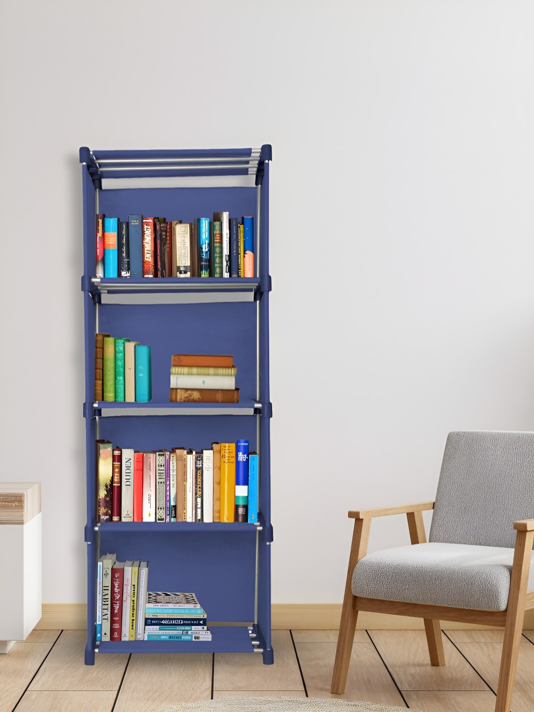 

Decent Hut Blue 5 Shelves Multipurpose Storage Rack Organizer