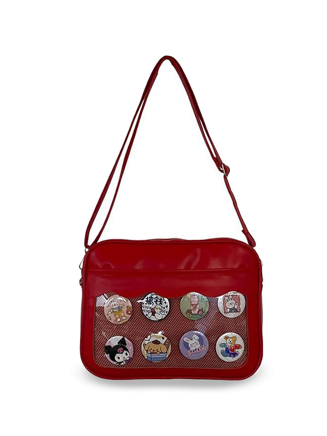

StyleCast x Revolte PU Structured Handheld Bag, Red
