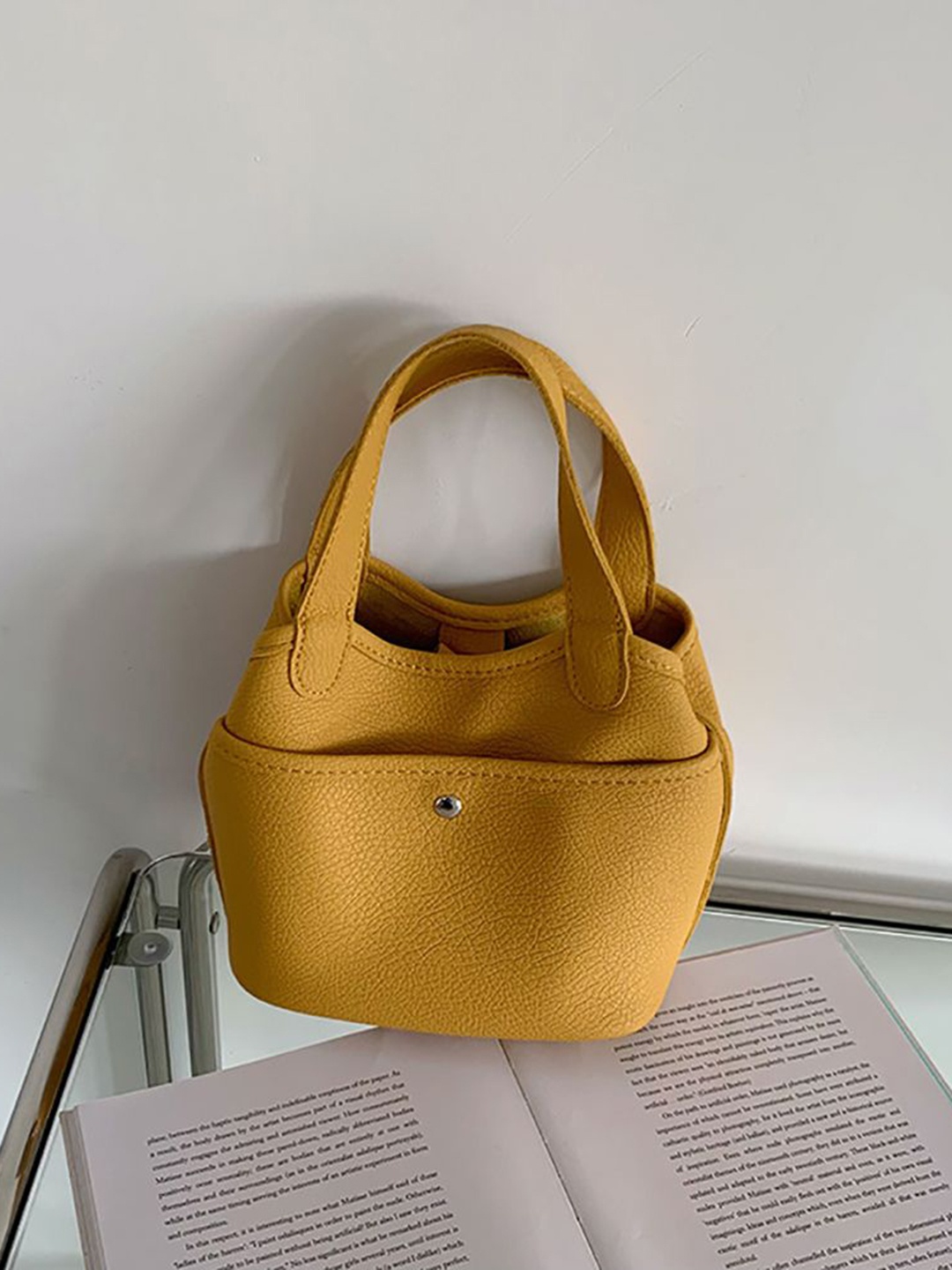 

StyleCast x Revolte Bucket Sling Bag, Yellow