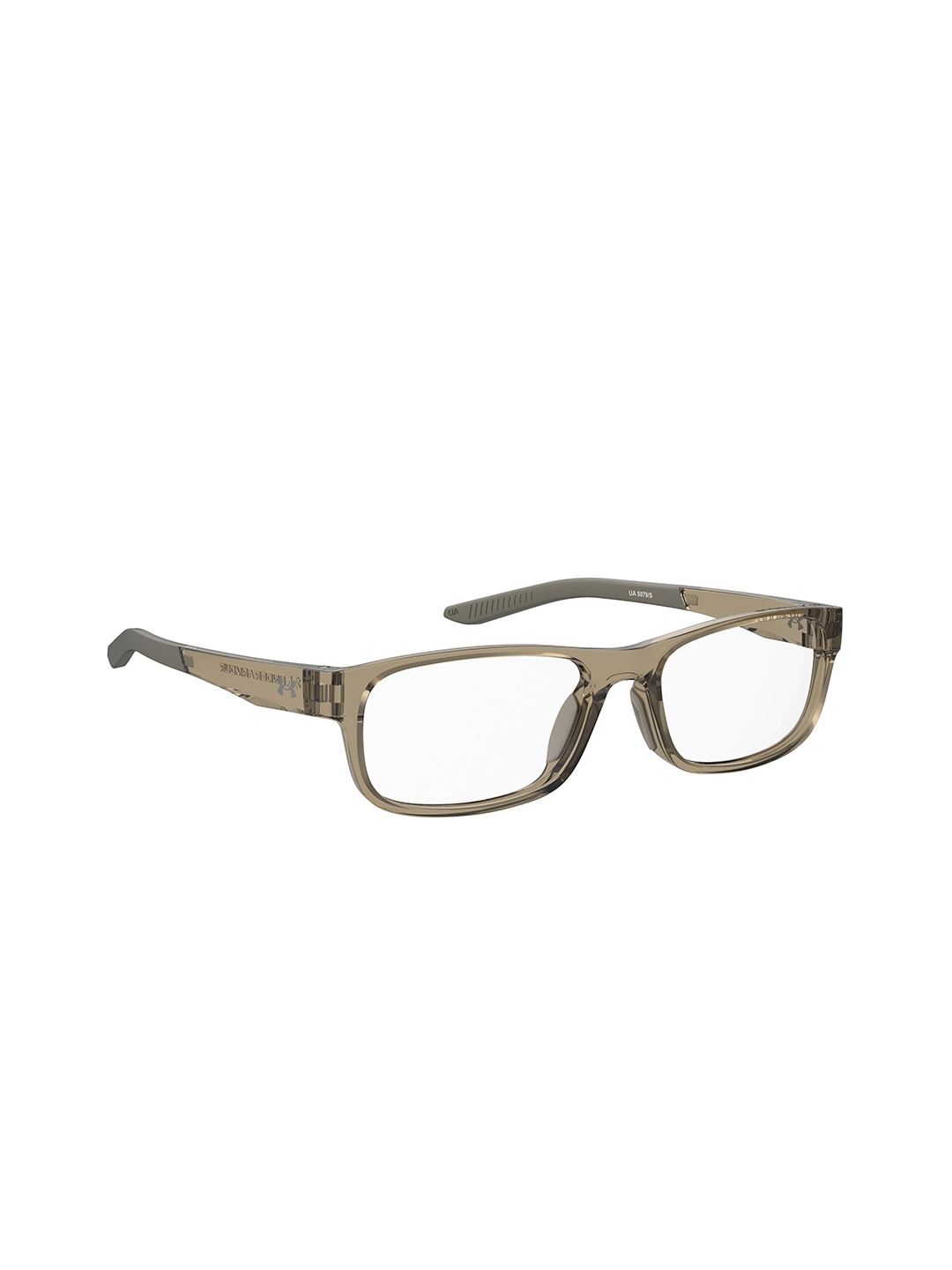 

UNDER ARMOUR Men Abstract Printed Rectangle Lens Frame, Beige