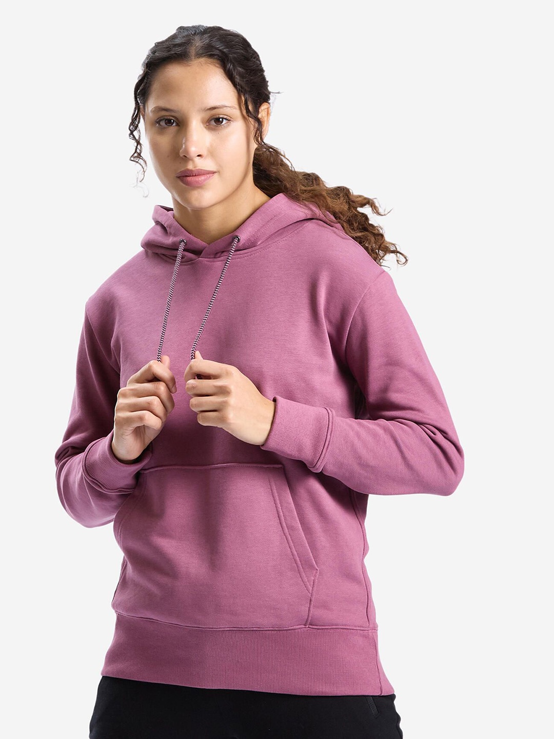 

Domyos By Decathlon Women Hooded Long Sleeves Sweatshirts, Pink