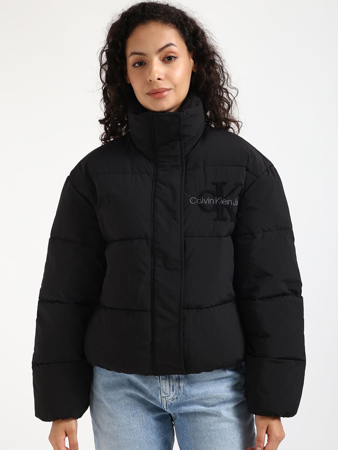 

Calvin Klein Jeans Women Puffer Jacket, Black