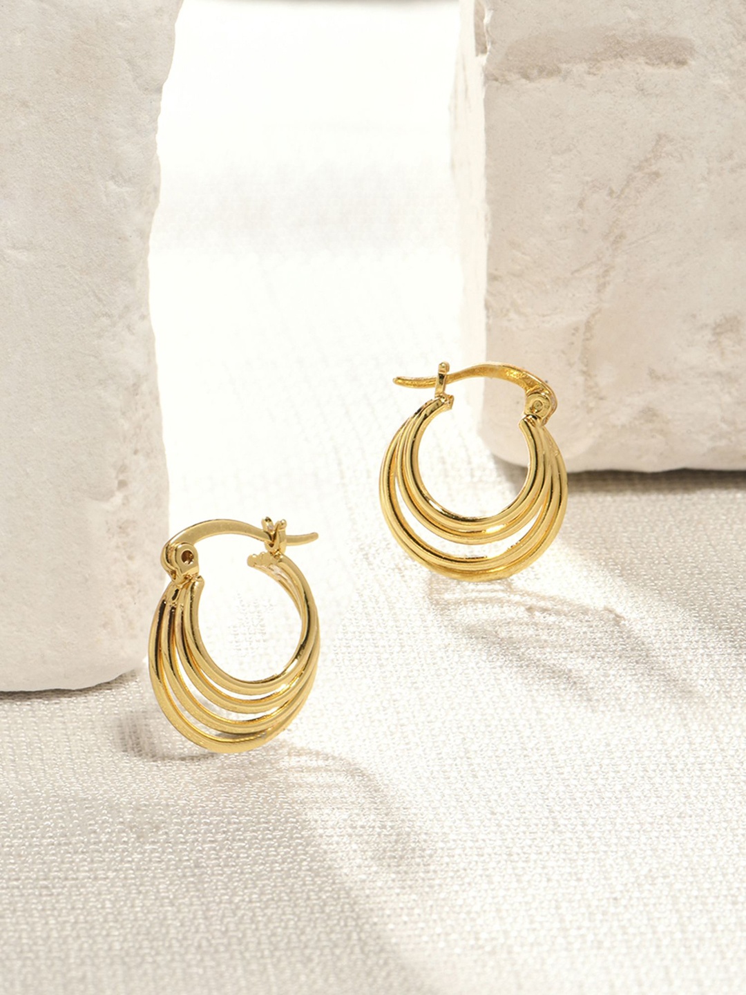 

Accessorize Circular Hoop Earrings, Gold