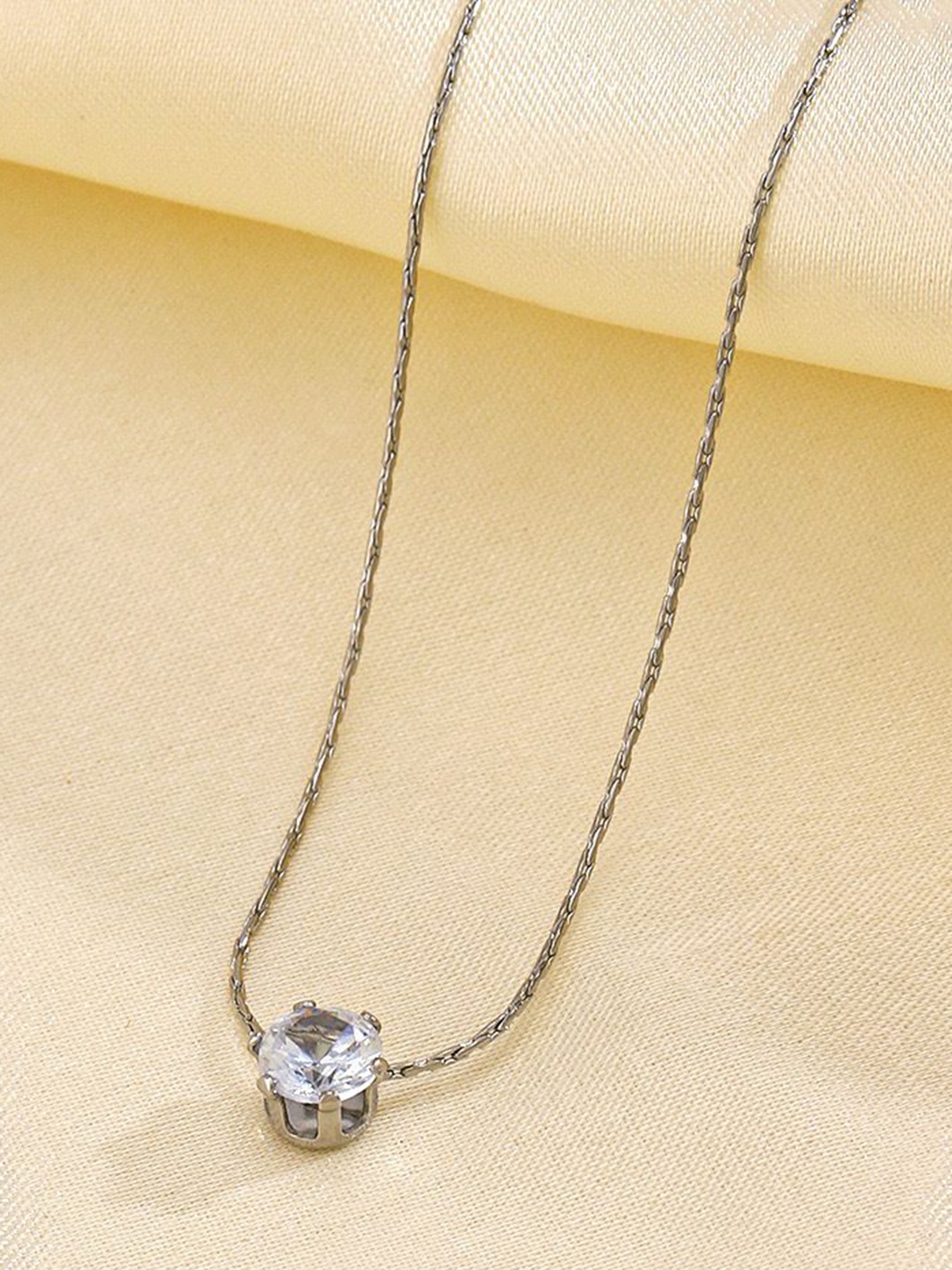 

MYKI Silver-Plated Quirky Pendants with Chains